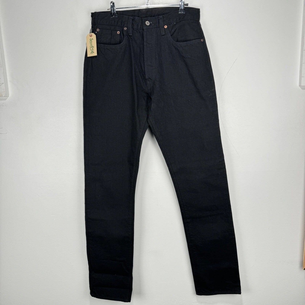 Self Edge x Sugar Cane Black Selvedge Denim Jeans Made in Japan Men Size…